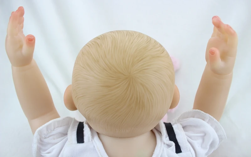 Bebe girl reborn 43 см полностью силиконовые куклы для новорожденных магнитная головка