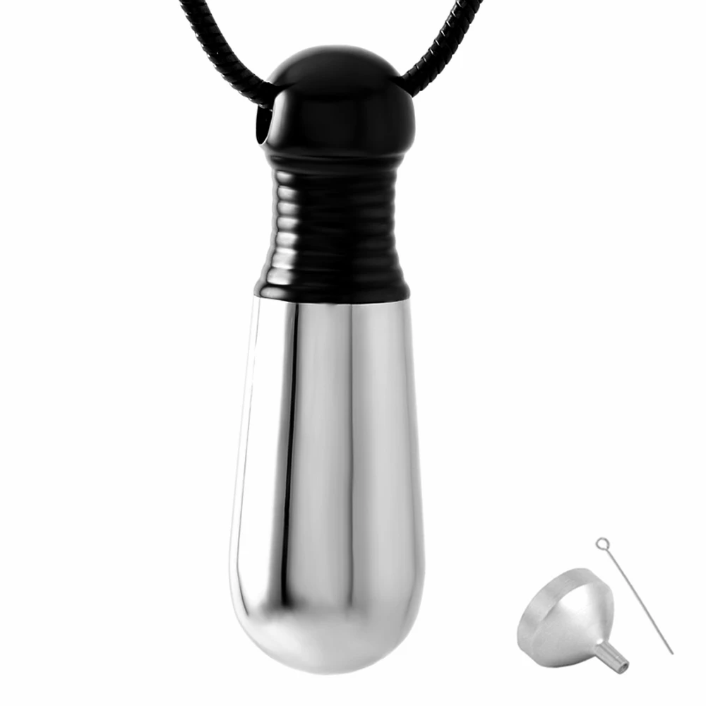 MJD9472 Stainless Steel Cremation Keepsake Urn Pendant Necklace 20" Fill Kit & Gift Box
MJD9472 Stainless Steel Cremation Keepsake Urn Pendant Necklace 20" Fill Kit & Gift Box