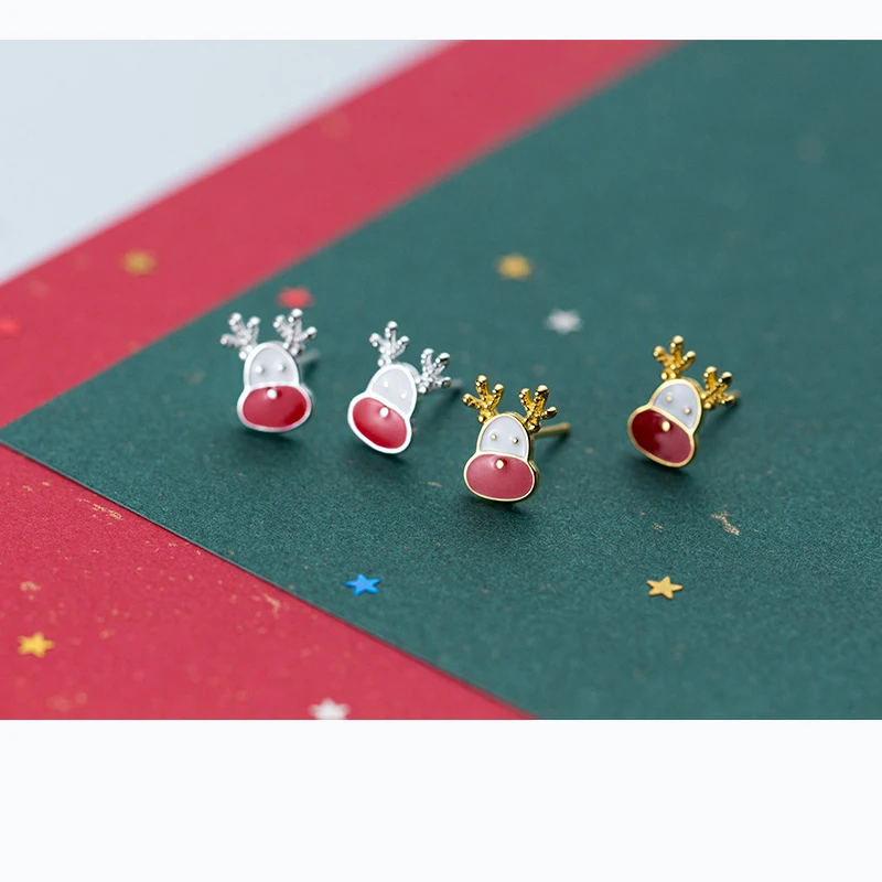 MloveAcc 925 Sterling Silver Enamel Cute Christmas Elk Deer Stud Earrings for Girls Kids Sweet Happy New Year Gifts
MloveAcc 925 Sterling Silver Enamel Cute Christmas Elk Deer Stud Earrings for Girls Kids Sweet Happy New Year Gifts