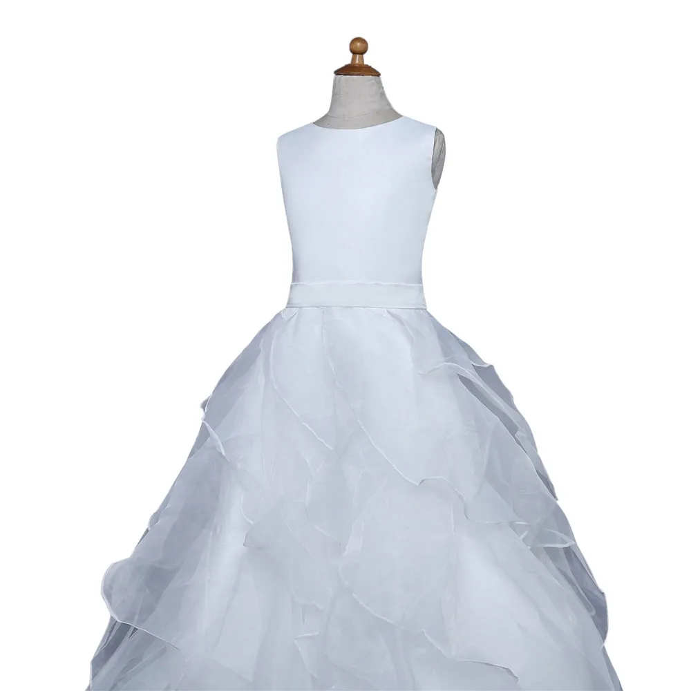 White Flower Girl Dresses For Weddings Ball Gown Cap Sleeves Appliques Bow First Communion Dresses For Little Girls
White Flower Girl Dresses For Weddings Ball Gown Cap Sleeves Appliques Bow First Communion Dresses For Little Girls