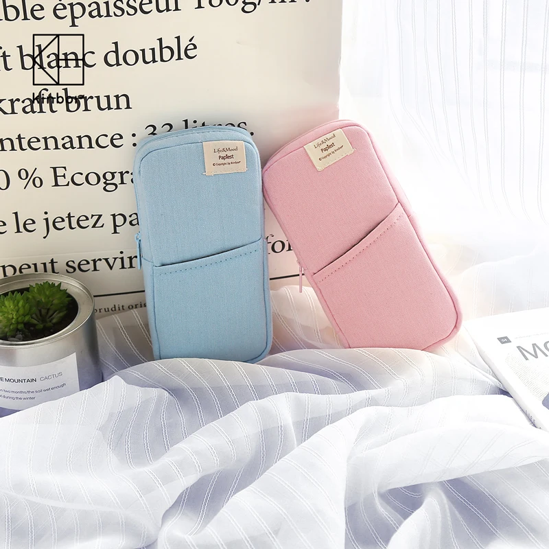 Cute Pink Blue Canvas Pencil Bag Travel Makeup Brush Pouch Multifunction Students Pencil Case Kawaii Stationery
Cute Pink Blue Canvas Pencil Bag Travel Makeup Brush Pouch Multifunction Students Pencil Case Kawaii Stationery