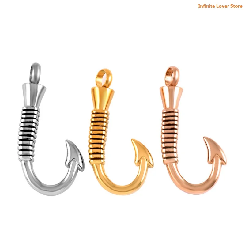 IJD8423 Rose Gold Stainless Steel Cremation Keepsake Pendant-Wholesale Necklace Fishing Hook
IJD8423 Rose Gold Stainless Steel Cremation Keepsake Pendant-Wholesale Necklace Fishing Hook