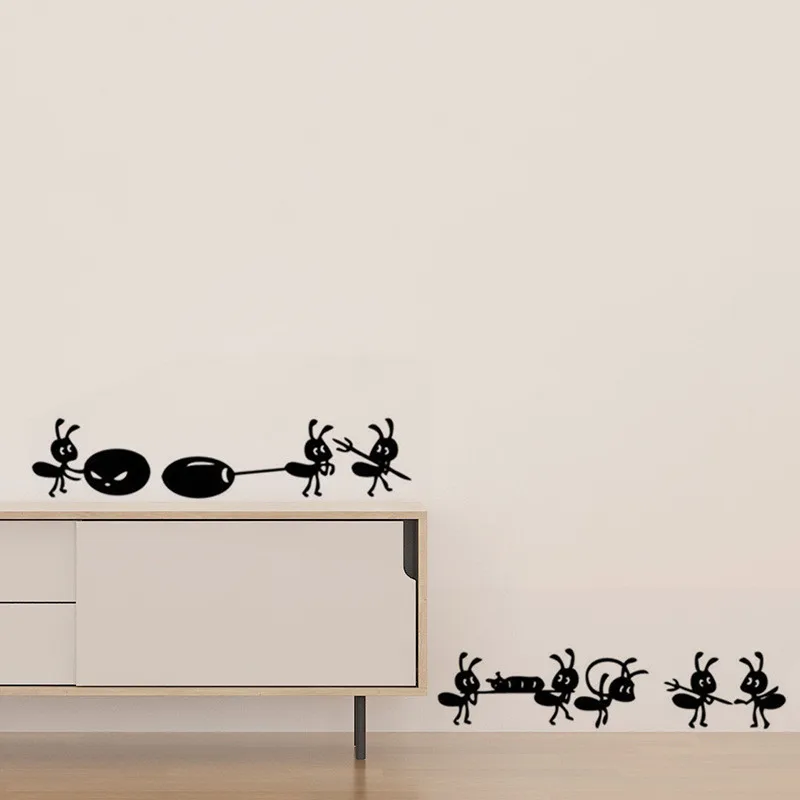 1PC Cute Ants Move Plastic wall sticker Small Size For Glass Window Sticker home decoration kids children stickers 43*6cm
1PC Cute Ants Move Plastic wall sticker Small Size For Glass Window Sticker home decoration kids children stickers 43*6cm