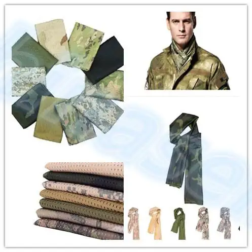 50pcs Military Camouflage Mesh Scarf Breathable Veil Sniper Cover Neckerchief Jungle Muffler camping hiking Shawl Scarves Wrap
50pcs Military Camouflage Mesh Scarf Breathable Veil Sniper Cover Neckerchief Jungle Muffler camping hiking Shawl Scarves Wrap
