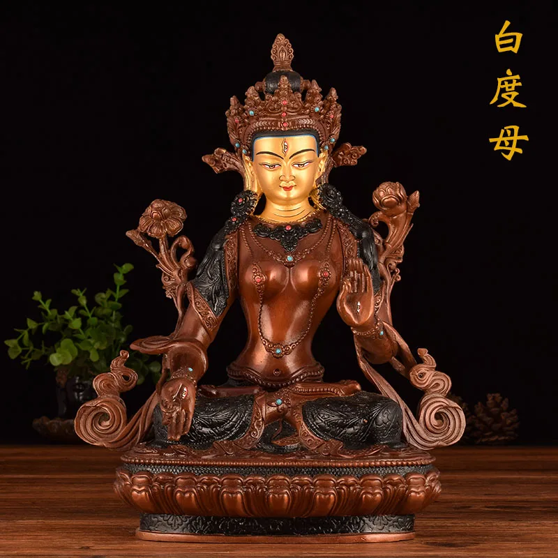 $800 # 12 inch large -GOOD Buddha Buddhist bless family Safety Health efficacious Protection Tibet White Tara Buddha statue
$800 # 12 inch large -GOOD Buddha Buddhist bless family Safety Health efficacious Protection Tibet White Tara Buddha statue