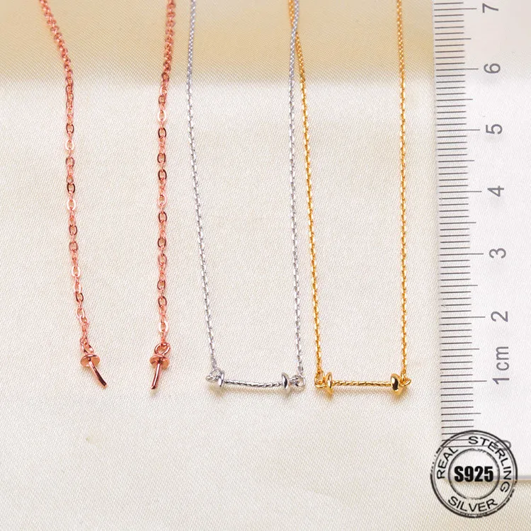 Necklace Pendant Findings S925 Sterling Silver Necklace Chain Settings Jewelry Parts Fittings Jewelry Making Charm Accessories
Necklace Pendant Findings S925 Sterling Silver Necklace Chain Settings Jewelry Parts Fittings Jewelry Making Charm Accessories