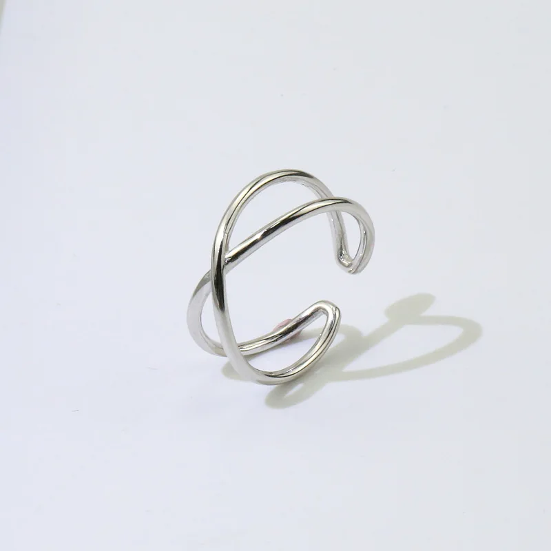 DIEERLAN Luxury Brand 925 Sterling Silver Cross Rings for Women Gift Statement Jewelry Adjustable Open Finger Rings Anillos
DIEERLAN Luxury Brand 925 Sterling Silver Cross Rings for Women Gift Statement Jewelry Adjustable Open Finger Rings Anillos