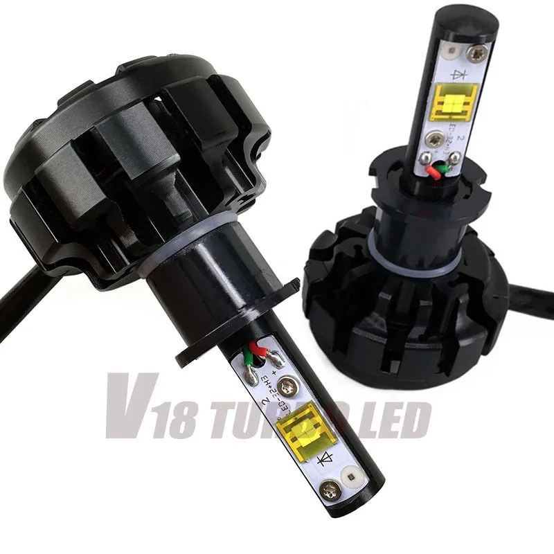 Модификация MBIN V18 Turbo kit CR-chips H3 светодиодный вентилятор для автомобильной фары