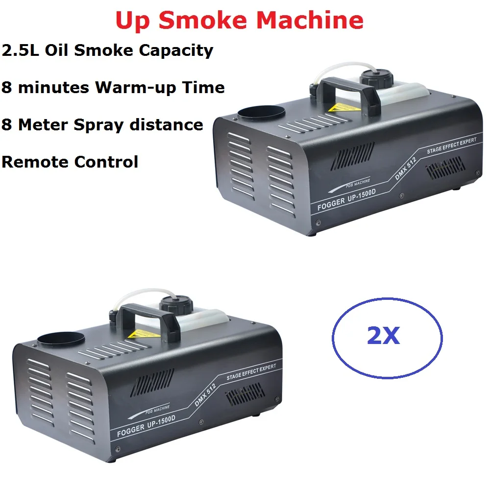 2 Pack Newest 1500W Smoke Machine DMX512 Fog Machine Pyro Vertical Fogger Machine DMX/Remote Control Professional Stage Fogger
2 Pack Newest 1500W Smoke Machine DMX512 Fog Machine Pyro Vertical Fogger Machine DMX/Remote Control Professional Stage Fogger