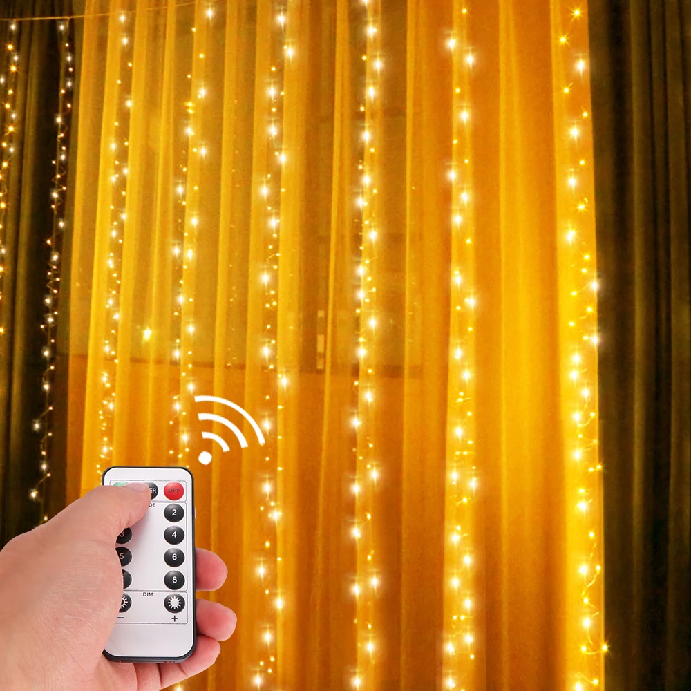 6 Colors USB Christmas Lights 8 Modes 300 Led String Fairy Lights Wedding Garden Party Curtain GarlandsLed Lights Decoration
6 Colors USB Christmas Lights 8 Modes 300 Led String Fairy Lights Wedding Garden Party Curtain GarlandsLed Lights Decoration