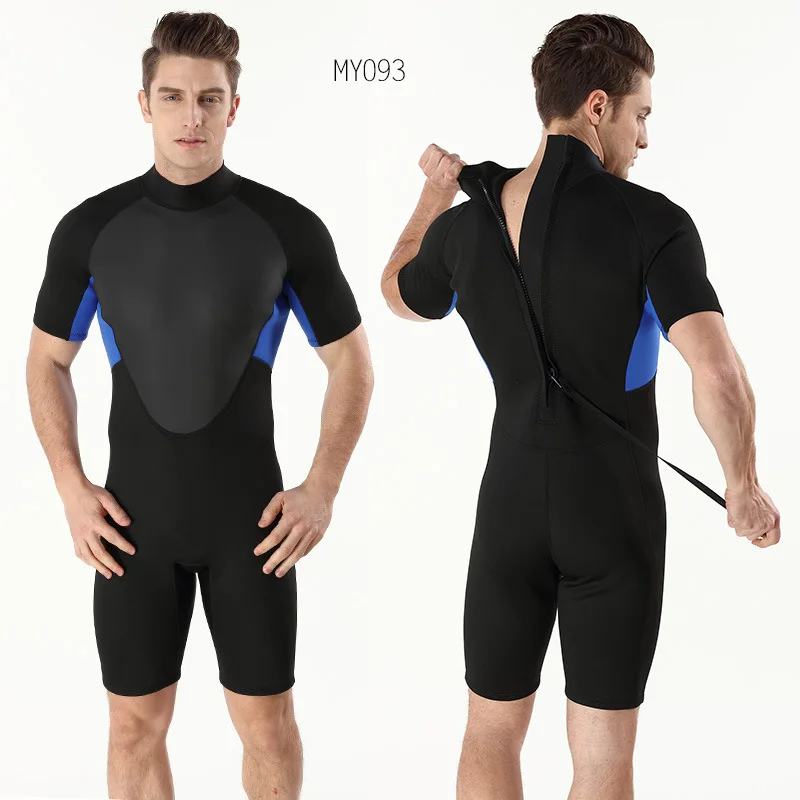 2mm Neoprene Men Women Short Wetsuits Lovers Short Sleeve Front Zip Thicken warm Snorkeling Jumpsuit Diving Suit
2mm Neoprene Men Women Short Wetsuits Lovers Short Sleeve Front Zip Thicken warm Snorkeling Jumpsuit Diving Suit