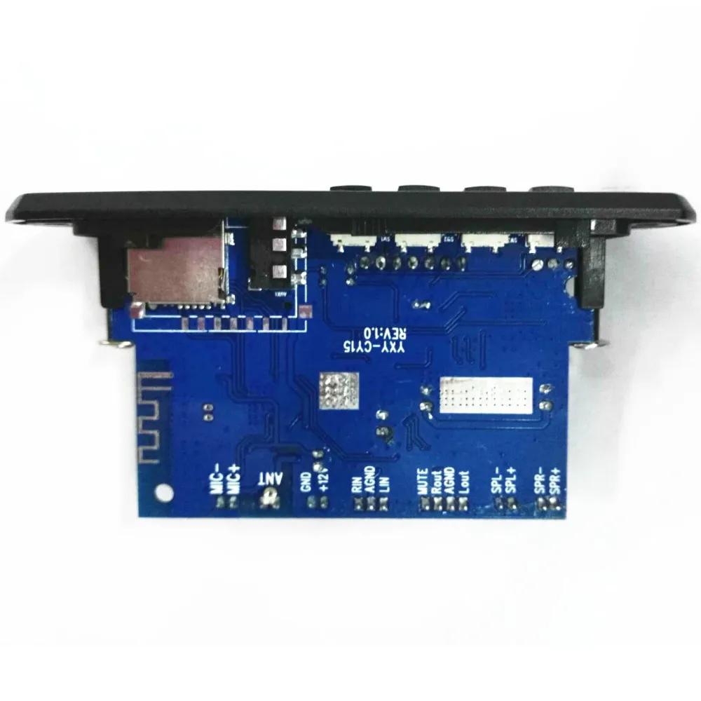 Tenghong MP3 Decoder Board Two-channel Amplifier Wireless Bluetooth 4.2 FM 10W+10W 12V Lossless Car Speaker APP Audio Receiver
Tenghong MP3 Decoder Board Two-channel Amplifier Wireless Bluetooth 4.2 FM 10W+10W 12V Lossless Car Speaker APP Audio Receiver