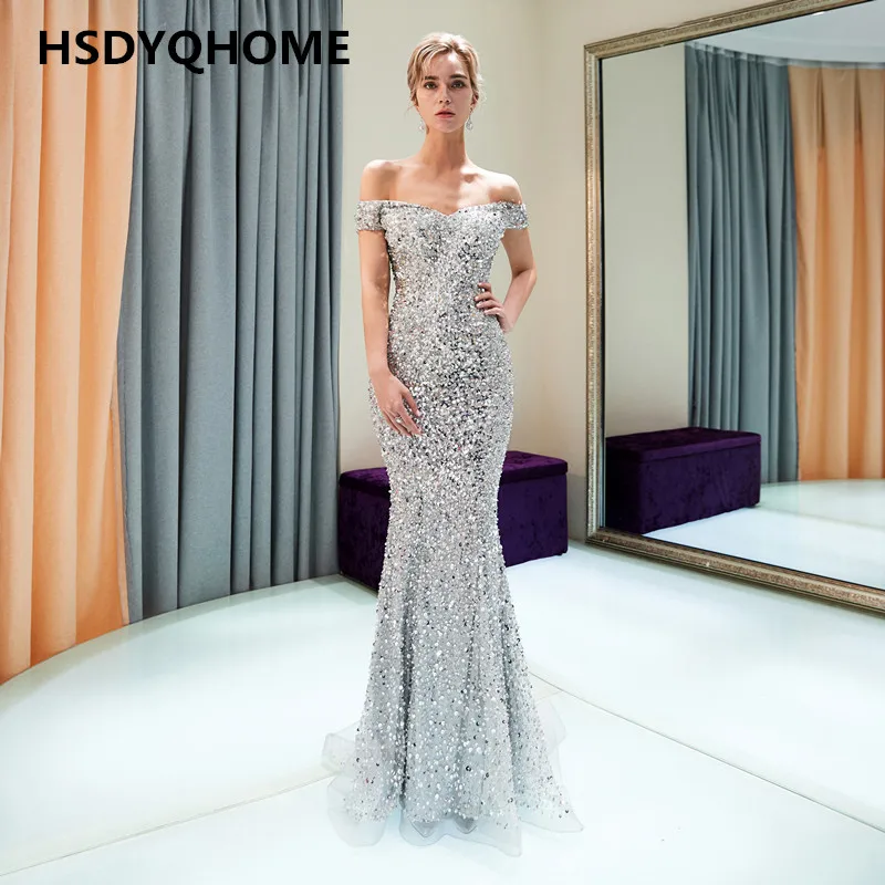 Women's Mermaid Prom Evening Dresses Crystal Stones Long Bling Bling Gown Evening Party Sexy Sweep Train Vestidos
Women's Mermaid Prom Evening Dresses Crystal Stones Long Bling Bling Gown Evening Party Sexy Sweep Train Vestidos