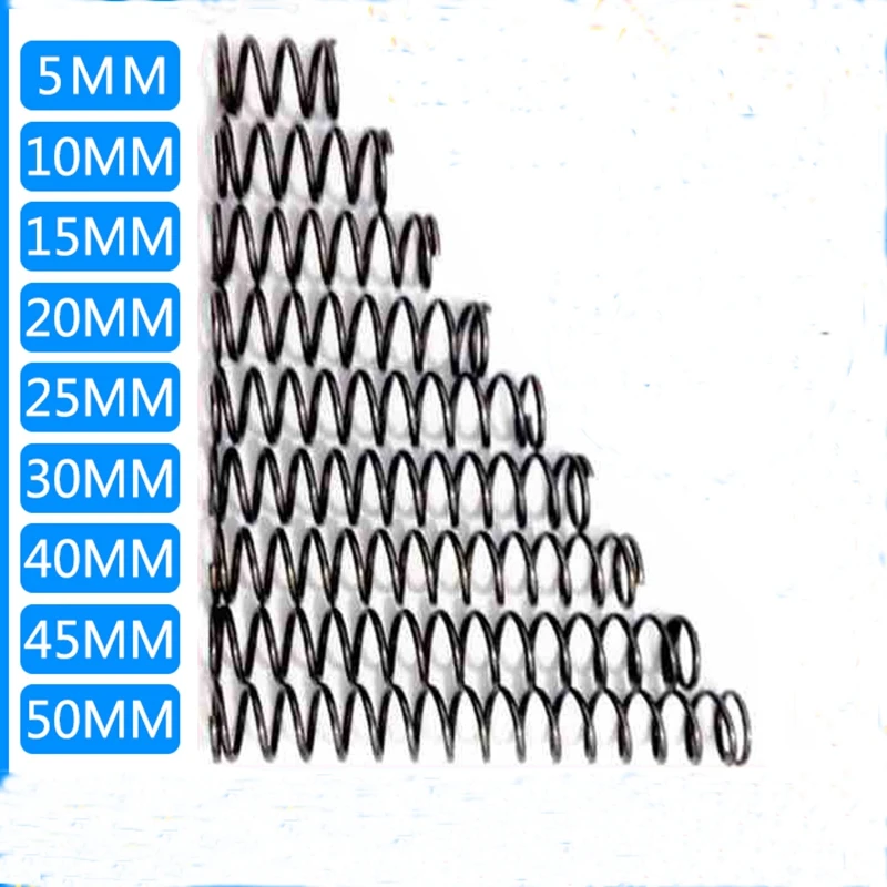 10pcs wire diameter 0.4mm outer diameter 3-10 length 5-50 compression spring return small spring
10pcs wire diameter 0.4mm outer diameter 3-10 length 5-50 compression spring return small spring