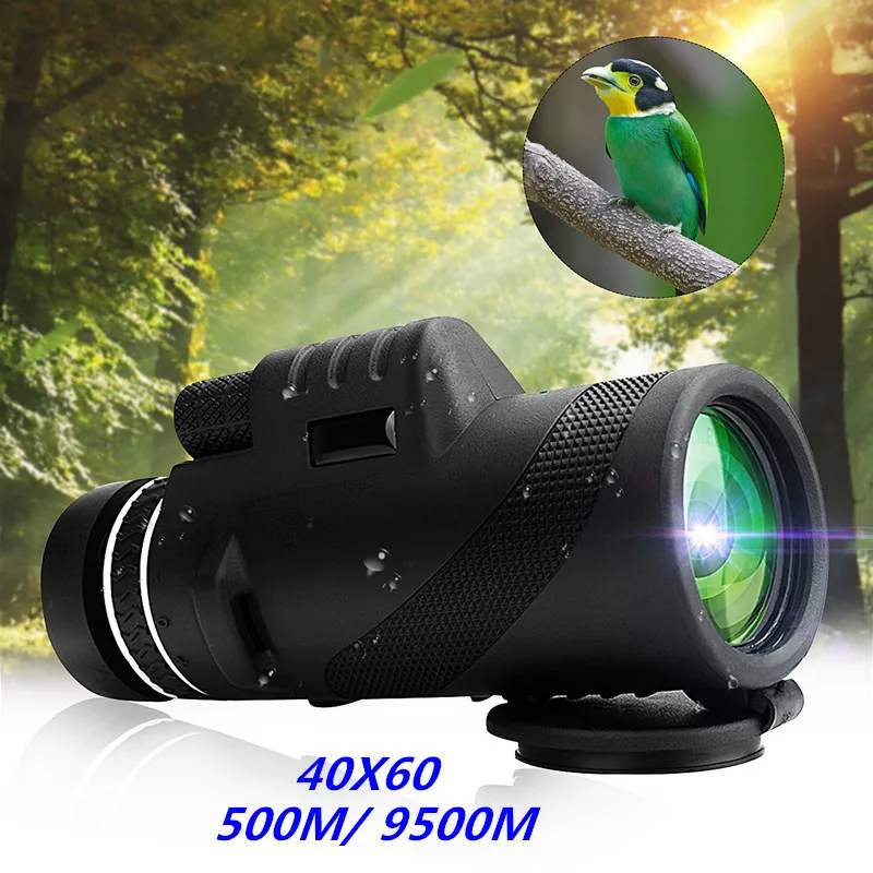 New Arrival 40X60 Day & Night Vision Dual-Focus HD Optics Zoom Monocular Telescope Waterproof Super Clear for Outdoor Hunting
New Arrival 40X60 Day & Night Vision Dual-Focus HD Optics Zoom Monocular Telescope Waterproof Super Clear for Outdoor Hunting