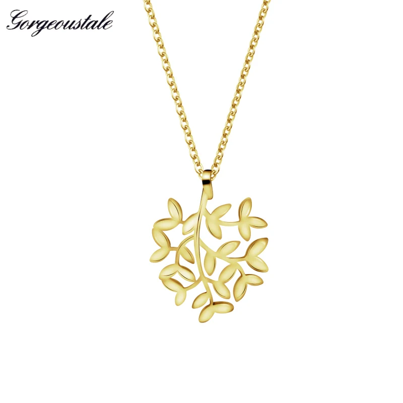 10pcs/lot New Design Gold Leaf Necklace Pendant Maxi Collares Stainless Steel Chain Leaves Necklace For Women Collier Femme
10pcs/lot New Design Gold Leaf Necklace Pendant Maxi Collares Stainless Steel Chain Leaves Necklace For Women Collier Femme