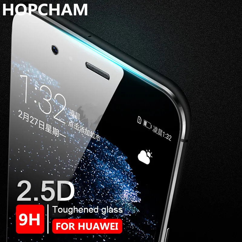 Закаленное стекло для HUAWEI P8 P9 P10 lite nova honor 6X 4A 5C v9 7 8 8lite P8lite 2017 8PRO Ascend защитный чехол