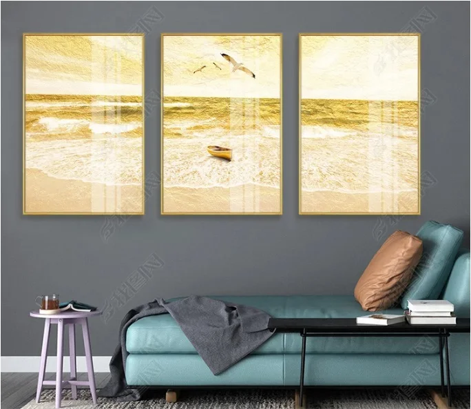 Nordic Minimalist Golden Sea Boat Seagull Canvas Print Modular Wall Paintings For Living Room Wall Art Home Decor No Framed
Nordic Minimalist Golden Sea Boat Seagull Canvas Print Modular Wall Paintings For Living Room Wall Art Home Decor No Framed