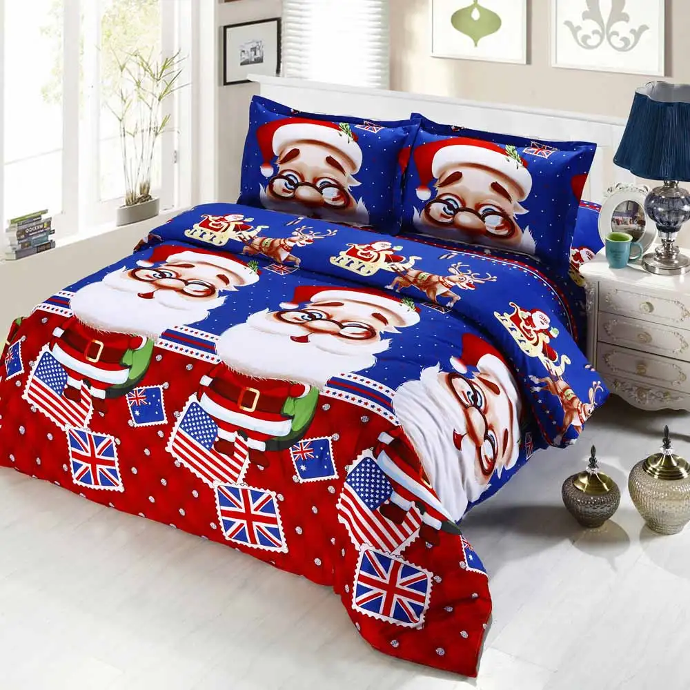 Christmas Gift 3D Bedding Sets Santa Claus Christmas Decorations for Home Bedclothes Duvet Quilt Cover Bed Sheet 2 Pillowcases
Christmas Gift 3D Bedding Sets Santa Claus Christmas Decorations for Home Bedclothes Duvet Quilt Cover Bed Sheet 2 Pillowcases