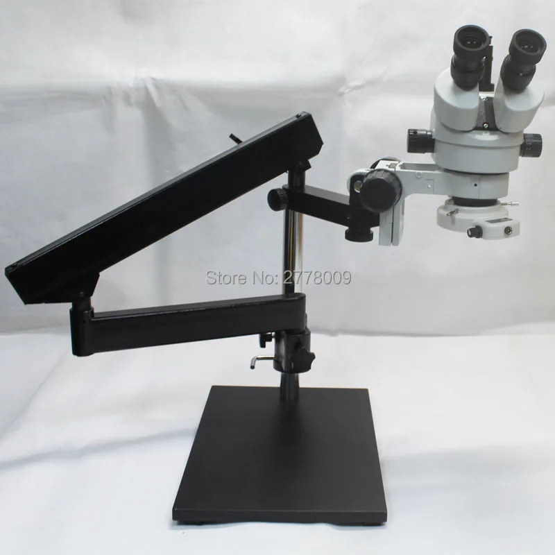 3.5X-90X Trinocular Articulating Arm Pillar Clamp Big Base Zoom Stereo Microscope+0.5X/2.0X Auxiliary Objective Lens+144 LED
3.5X-90X Trinocular Articulating Arm Pillar Clamp Big Base Zoom Stereo Microscope+0.5X/2.0X Auxiliary Objective Lens+144 LED