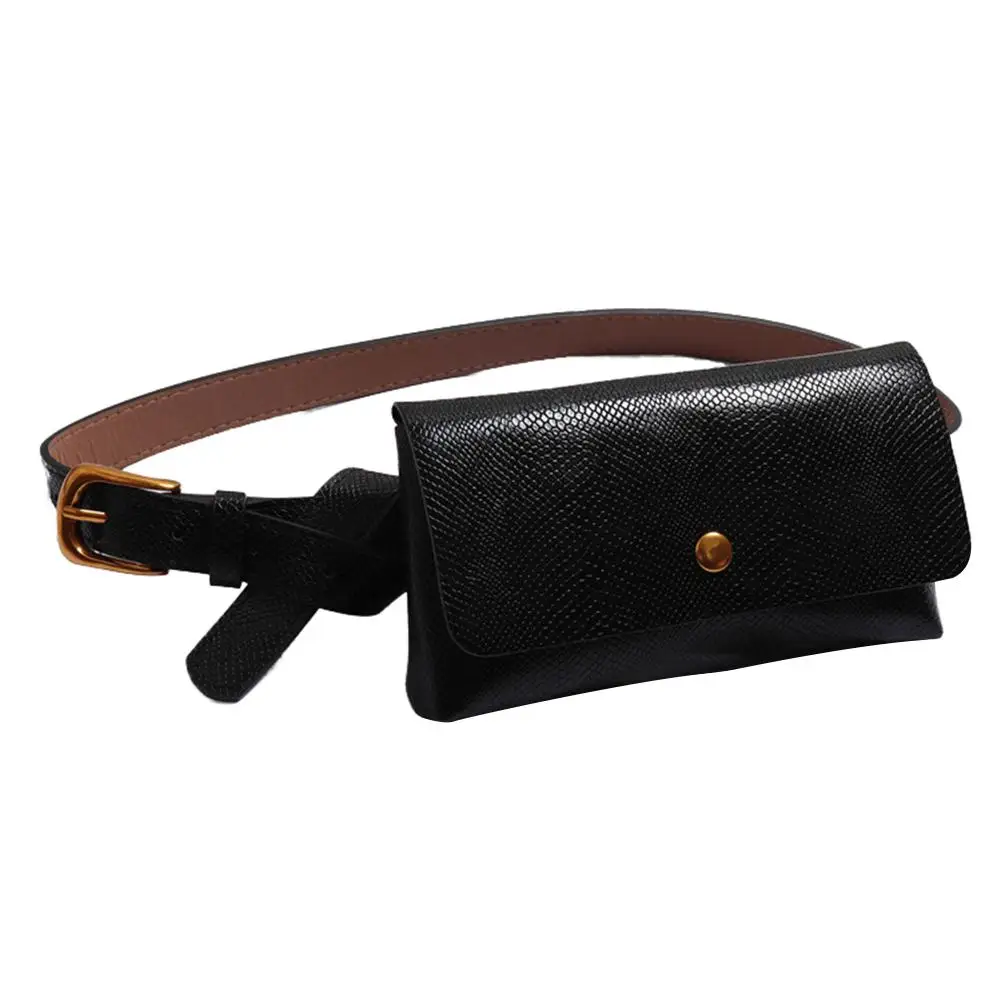 Женская Кожаная поясная сумка с серпантином карманный кошелек | Багаж и сумки