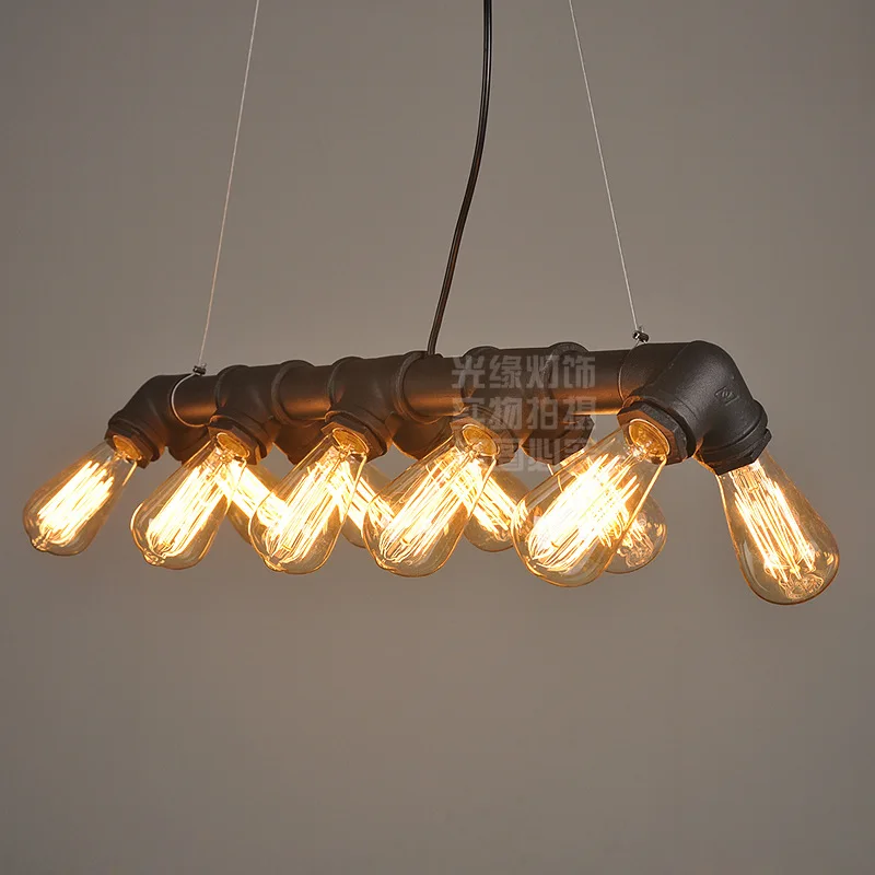 American industrial loft Water pipe Steampunk Vintage pendant lights for dining room Bar rust/black home decoration pendant lamp
American industrial loft Water pipe Steampunk Vintage pendant lights for dining room Bar rust/black home decoration pendant lamp