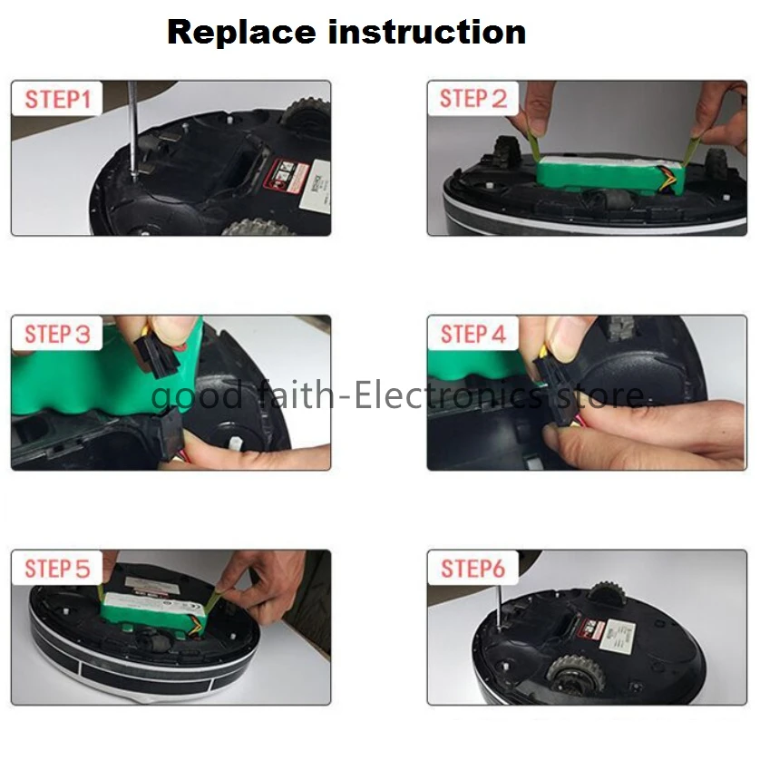 Battery for Kitfort KT504 Haier T322 T321 T320 T325/Panda X500 X580/Ecovacs Mirror CR120/Dibea X500 X580 Robotic Vacuum
Battery for Kitfort KT504 Haier T322 T321 T320 T325/Panda X500 X580/Ecovacs Mirror CR120/Dibea X500 X580 Robotic Vacuum