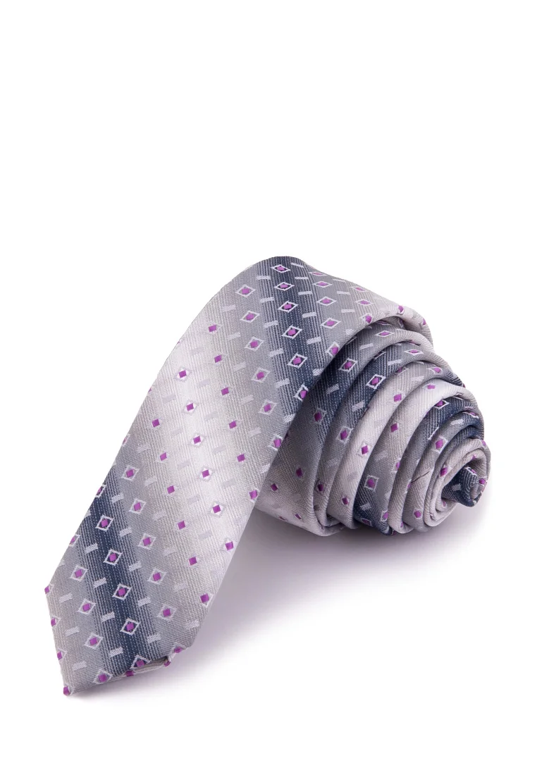 Галстук мужской CASINO Casino poly 5 серый 407 08 Серый|Мужские галстуки и носовые платки| |