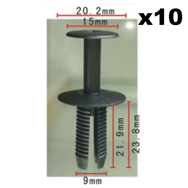 10x For BMW F30, F31, F34, F35 Plastic Rivet Trim Clips- For Boot Linings, Trim & Trunk Floor Mats 51127004445
10x For BMW F30, F31, F34, F35 Plastic Rivet Trim Clips- For Boot Linings, Trim & Trunk Floor Mats 51127004445