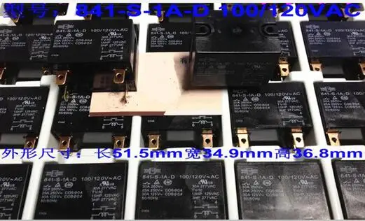 Горячее новое реле 841-S-1A-D-100/120VAC 841-S-1A-D 100/120VAC 841-S-1A 841S1AD 100/120VAC 100VAC 120VAC 30A DIP4 2 шт./лот
Горячее новое реле 841-S-1A-D-100/120VAC 841-S-1A-D 100/120VAC 841-S-1A 841S1AD 100/120VAC 100VAC 120VAC 30A DIP4 2 шт./лот