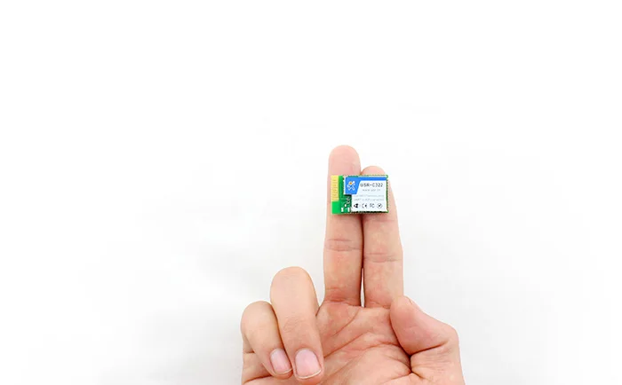 USR-C322b Minisize низкая Мощность CC3200 последовательный UART модуль Wi-Fi с внешней антенной
