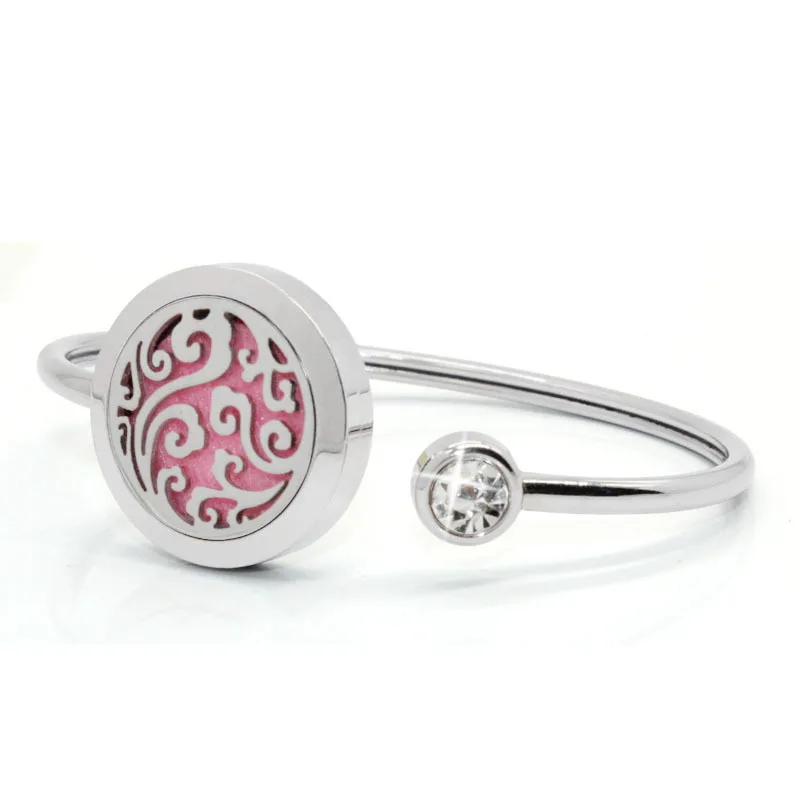 Magnetic Perfume Essential Oil Diffuser Locket Bracelet Wave Stainless Steel Bangle Jewelry For Women Gift
Magnetic Perfume Essential Oil Diffuser Locket Bracelet Wave Stainless Steel Bangle Jewelry For Women Gift