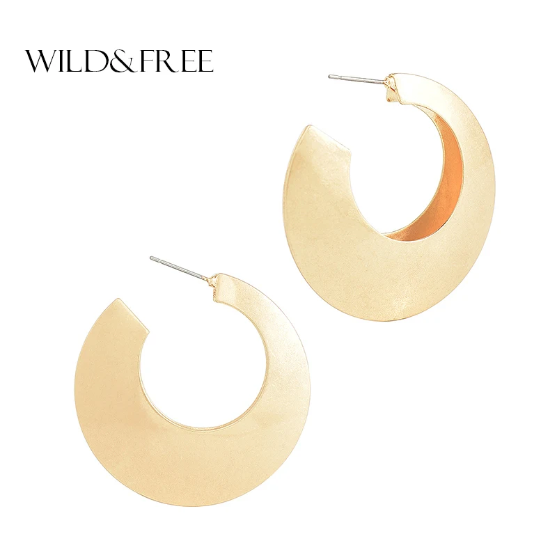 Wild&Free New Punk Open Stud Earrings Jewelry Big Hollow Earring Simple Geometric Statement Earrings For Women Accessories
Wild&Free New Punk Open Stud Earrings Jewelry Big Hollow Earring Simple Geometric Statement Earrings For Women Accessories