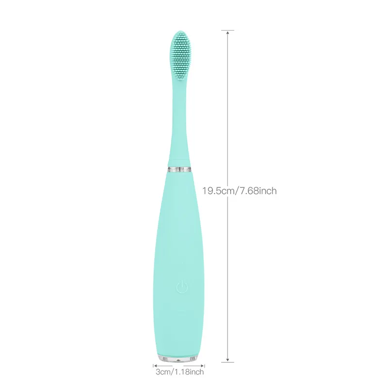 Sonic Electric Toothbrush Silicone Waterproof Children Toothbrush USB Rechargeable Tooth Brush Baby Oral Care+2 pcs Brush Heads
Sonic Electric Toothbrush Silicone Waterproof Children Toothbrush USB Rechargeable Tooth Brush Baby Oral Care+2 pcs Brush Heads
