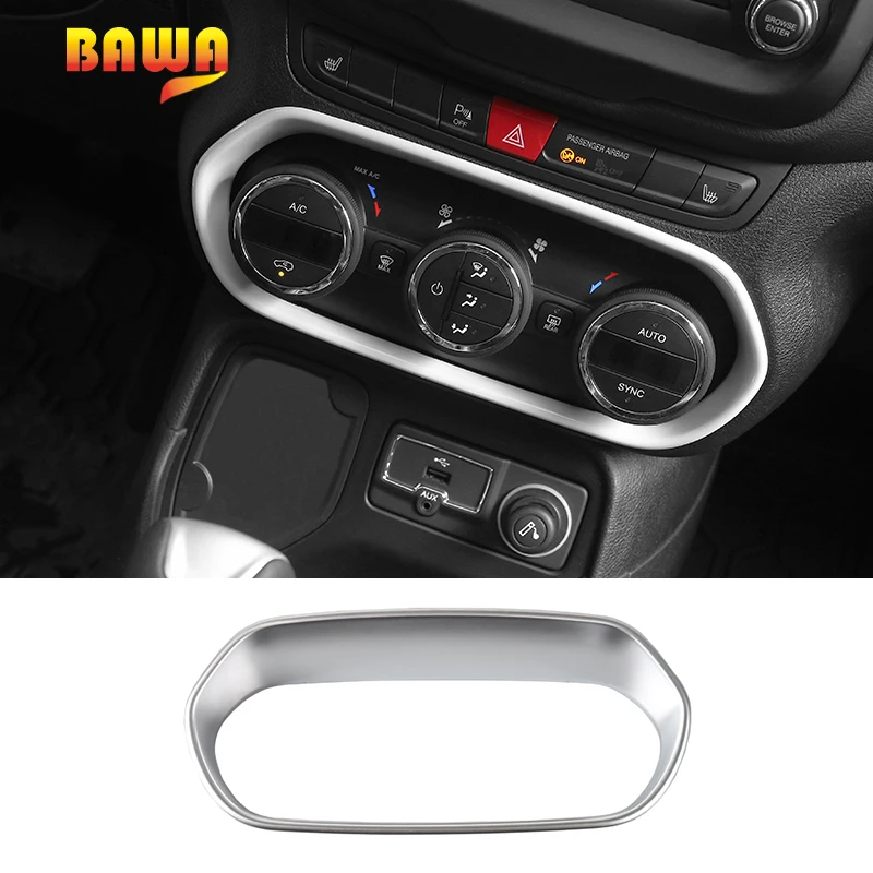 BAWA Center Console Panel Trim ABS Carbon Fiber Style Interior Decoration Accessories for Jeep Renegade 2016-2017
BAWA Center Console Panel Trim ABS Carbon Fiber Style Interior Decoration Accessories for Jeep Renegade 2016-2017