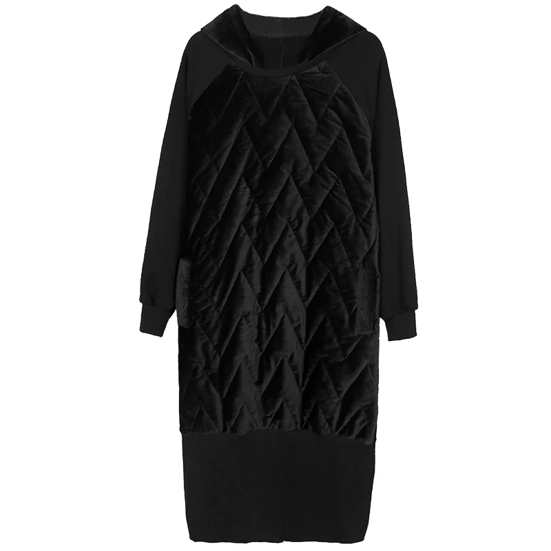 Winter Dress Women High Street Long Style Sweatshirt Side Split Fleece Hooded Pullvers Large Size Loose womens Hoodies Dress
Winter Dress Women High Street Long Style Sweatshirt Side Split Fleece Hooded Pullvers Large Size Loose womens Hoodies Dress