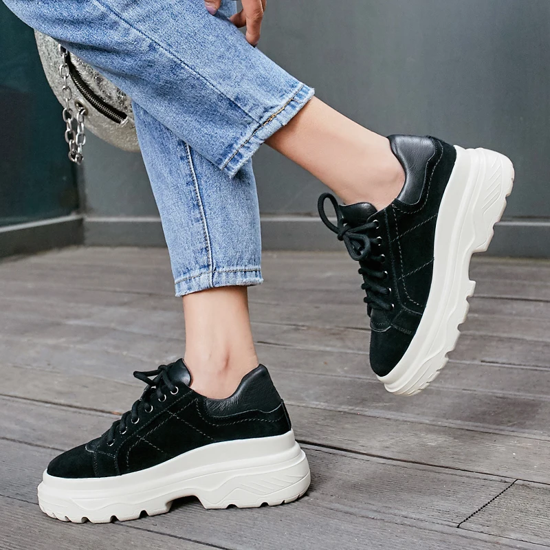 Buono Scarpe Leopard Women Sneakers Lace Up Casual Shoes Platform Vintage Sneakers Suede Leather Thick Bottom Creeepers Sneakers
Buono Scarpe Leopard Women Sneakers Lace Up Casual Shoes Platform Vintage Sneakers Suede Leather Thick Bottom Creeepers Sneakers