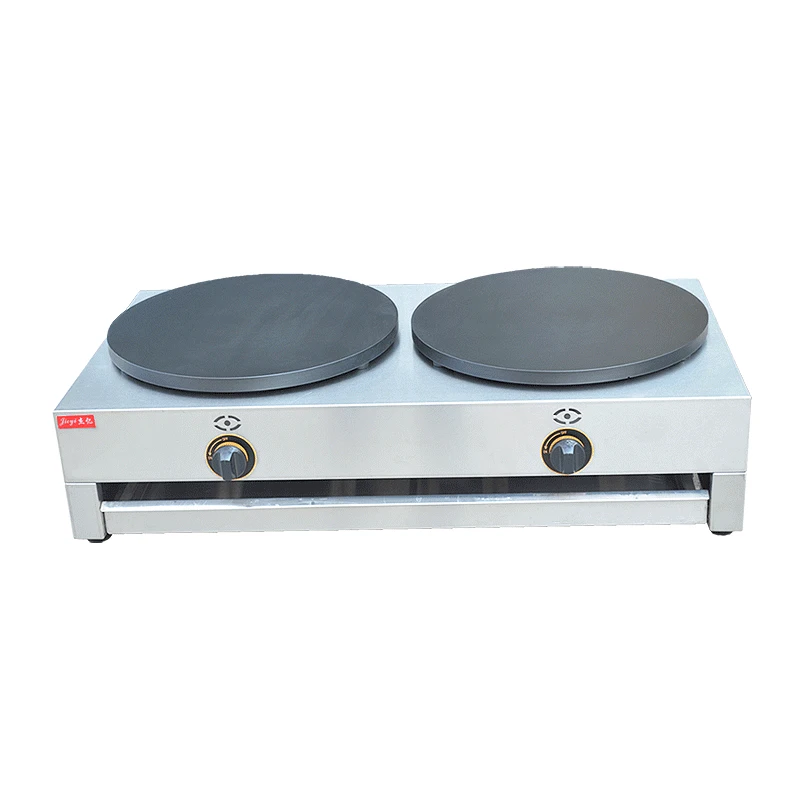 Double Gas Electric Pancake Machine Commercial Crepe Maker Pancake Baking Machine Frying Machine
Double Gas Electric Pancake Machine Commercial Crepe Maker Pancake Baking Machine Frying Machine