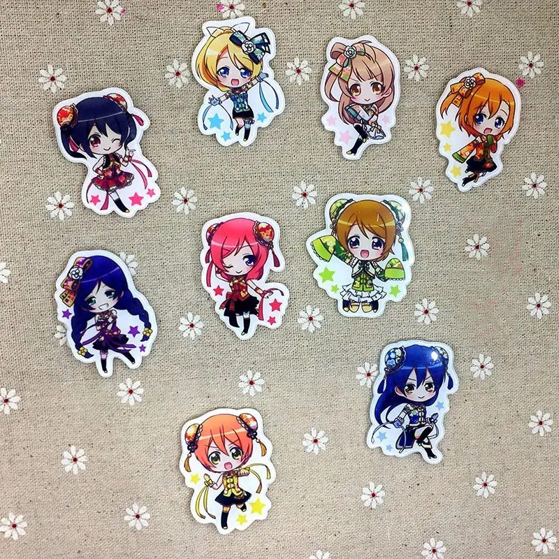 Набор акриловых значков аниме Love Live 9 шт./лот, асимметричные значки Lovelive 9, броши-булавки, украшения для рюкзака, одежды
Набор акриловых значков аниме Love Live 9 шт./лот, асимметричные значки Lovelive 9, броши-булавки, украшения для рюкзака, одежды