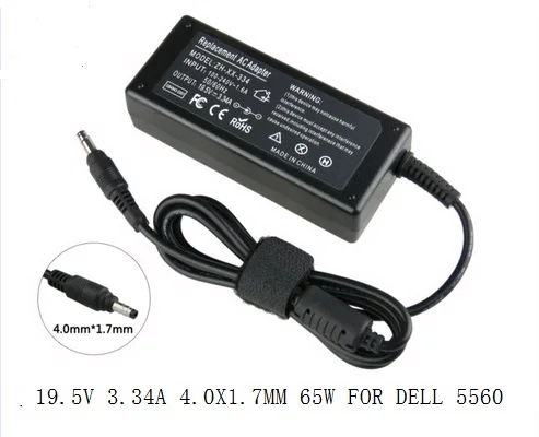 19.5V 3.34A 4.0X1.7MM 65W For DELL Vostro 5470 5560 5460D-2528S 5470D-1628 5560D-1328 AC laptop Power adapter charger
19.5V 3.34A 4.0X1.7MM 65W For DELL Vostro 5470 5560 5460D-2528S 5470D-1628 5560D-1328 AC laptop Power adapter charger