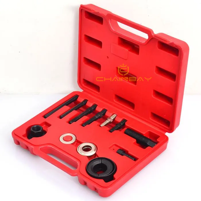 12pcs Auto Car Power Steering Alternator AC Pulley Puller Installer Tool Kit Set
12pcs Auto Car Power Steering Alternator AC Pulley Puller Installer Tool Kit Set