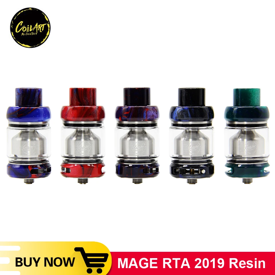 Оригинальный coilart Mage RTA 2019 бак из смолы 25 мм диаметр 4 5 мл емкость 810 капельный