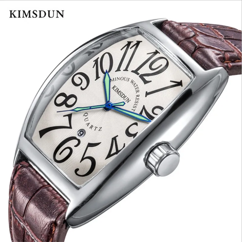 Montre Homme Fashion Men's Watch Waterproof Wrist Watches Men Newest Quartz Watch KIMSDUN Clock Men Leather Relogio Masculino
Montre Homme Fashion Men's Watch Waterproof Wrist Watches Men Newest Quartz Watch KIMSDUN Clock Men Leather Relogio Masculino