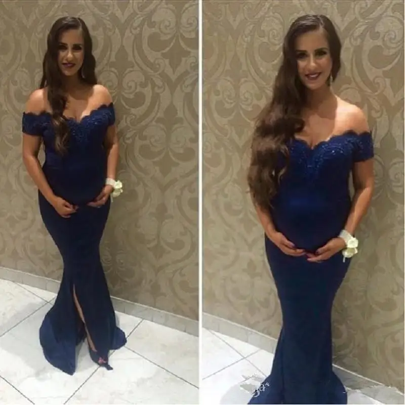 Vestido Largo Fiesta Navy Blue Mermaid Prom Dresses 2021 Applique Lace Off The Shoulder Evening Gowns Occasion Dress
Vestido Largo Fiesta Navy Blue Mermaid Prom Dresses 2021 Applique Lace Off The Shoulder Evening Gowns Occasion Dress