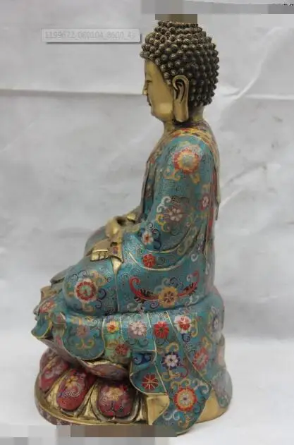 Free shipping S03018 Chinese monastery Bronze Copper Cloisonne Tathagata Amitabha RuLai Buddha Statue
Free shipping S03018 Chinese monastery Bronze Copper Cloisonne Tathagata Amitabha RuLai Buddha Statue