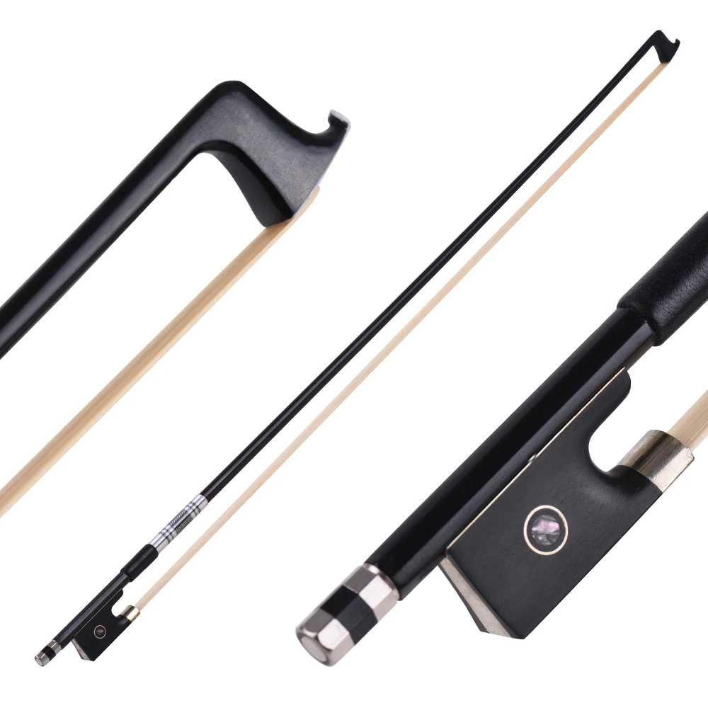 High Quality Carbon Fiber Violin Fiddle Bow Circle Style Bow Designed for 4/4 Violin Durable Horse Hair Strings
High Quality Carbon Fiber Violin Fiddle Bow Circle Style Bow Designed for 4/4 Violin Durable Horse Hair Strings