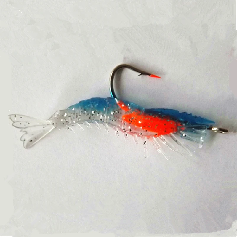 High Quality 1Pcs/lot Simulation shrimp Worms 3g Artificial Fishing Lure Tackle Soft Bait Lifelike Fishy Smell Lures Four color
High Quality 1Pcs/lot Simulation shrimp Worms 3g Artificial Fishing Lure Tackle Soft Bait Lifelike Fishy Smell Lures Four color