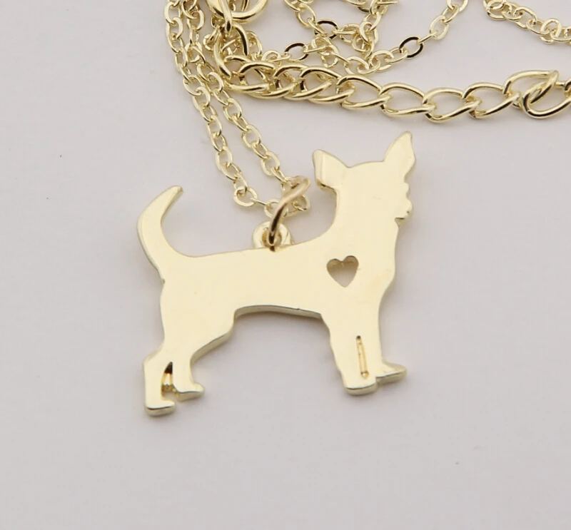 Gold Chihuahua Necklace Pendant Puppy Heart Dog Lover Memorial Pet Necklaces & Pendants Women Animal Charms
Gold Chihuahua Necklace Pendant Puppy Heart Dog Lover Memorial Pet Necklaces & Pendants Women Animal Charms