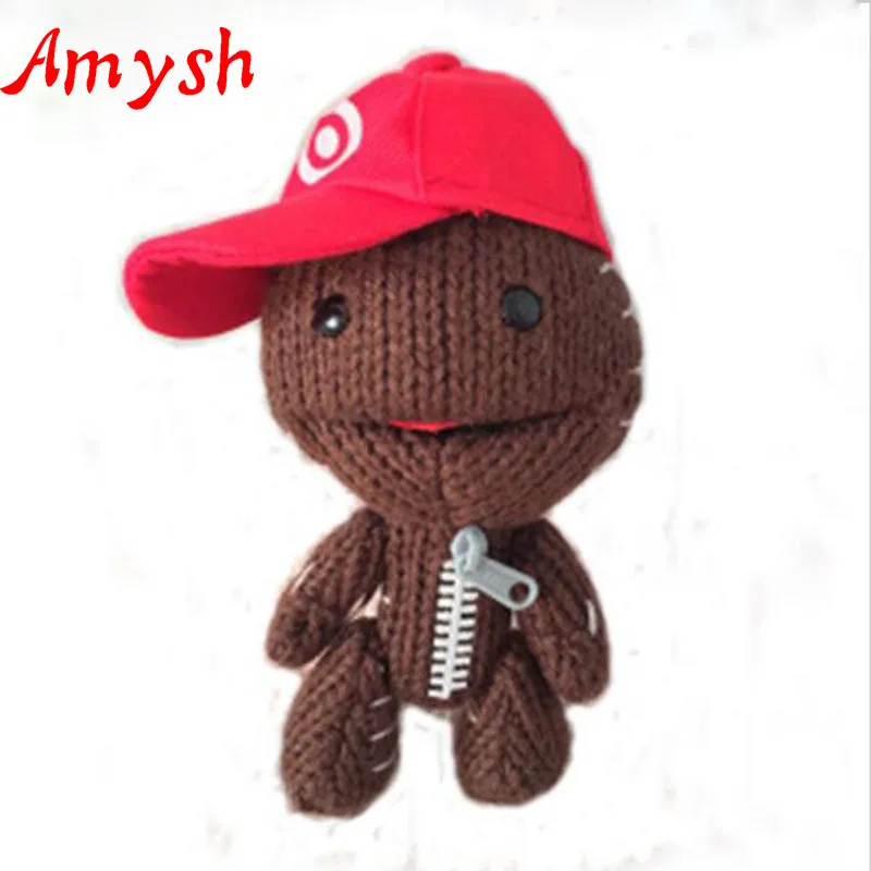 Amysh 15 см маленькая большая планета плюшевая мягкая игрушка Sackboy Вязаная Мягкая