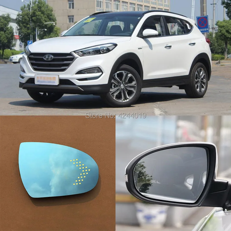 smRKE For Hyundai Tucson Car Rearview Mirror Wide Angle Hyperbola Blue Mirror Arrow LED Turning Signal Lights
smRKE For Hyundai Tucson Car Rearview Mirror Wide Angle Hyperbola Blue Mirror Arrow LED Turning Signal Lights